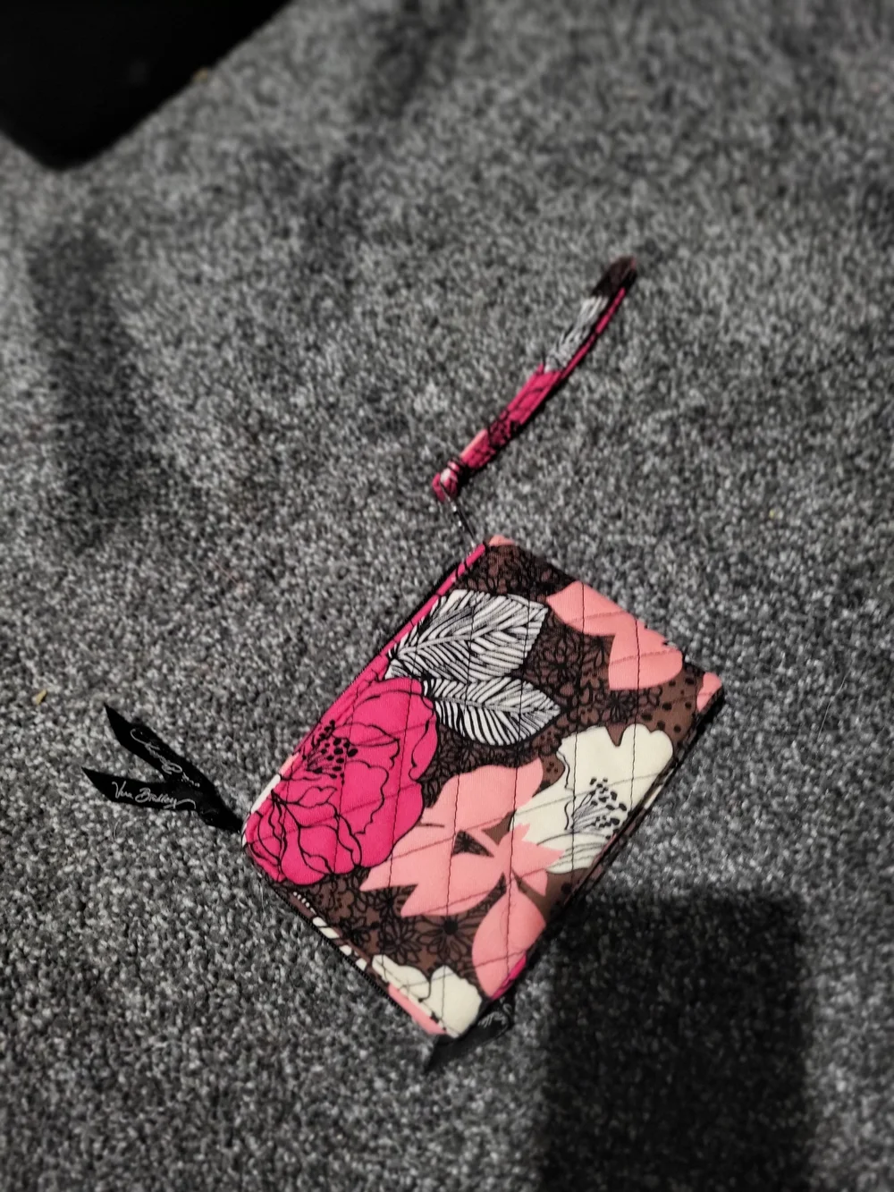 Vera Bradley Pink Floral Quilted Wallet